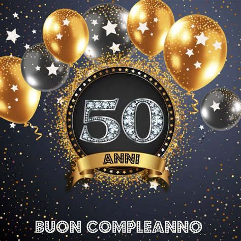 buon compleanno 50 anni donna gif|Gif animate 50 anni